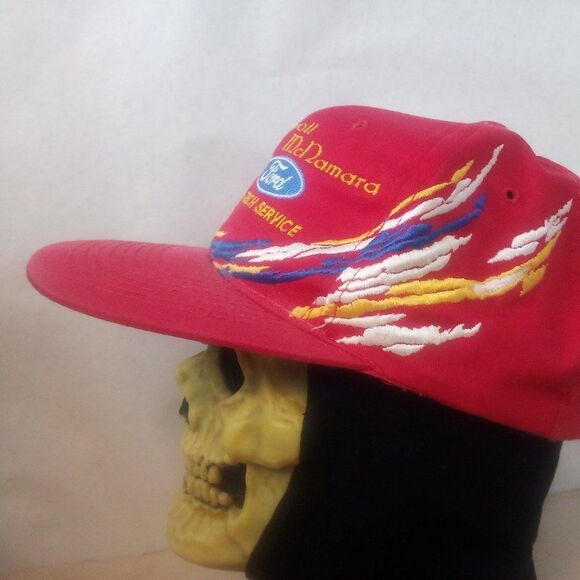 Vintage Scott McNamara Ford Hi-Tech Service Snap Back Hat - Picture 2 of 8